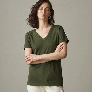 American Giant Slub V-Neck Tee Shirt